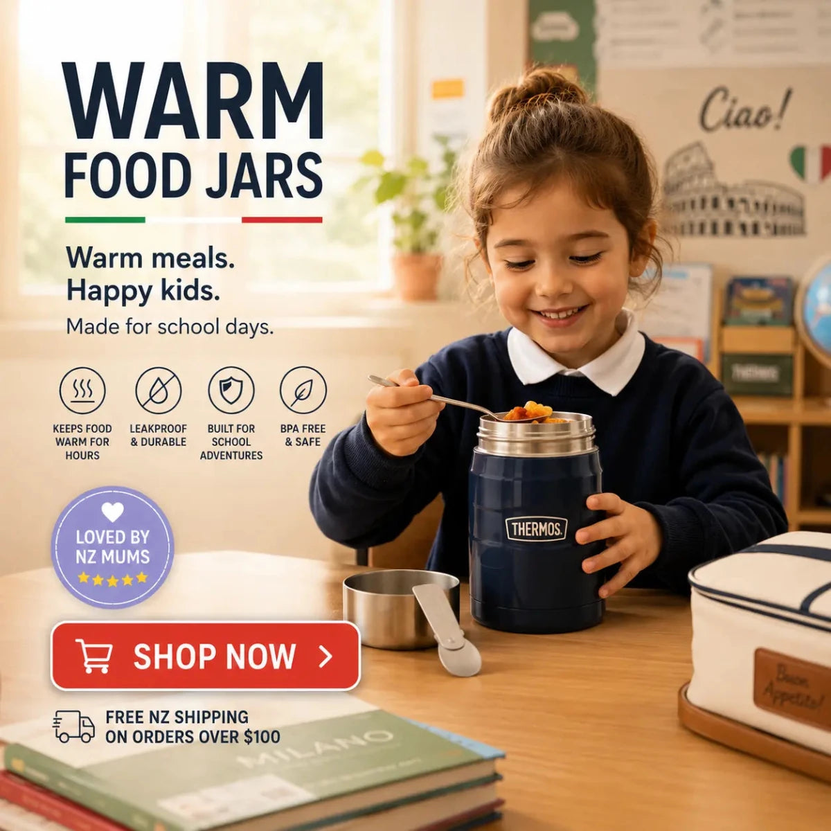 Warm meals for happy school days