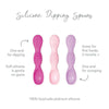 Bumkins Silicone Dipping Spoons 3 Pack - Lollipop - Bowls & Utensils - not - on - sale