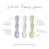 Bumkins Silicone Dipping Spoons 3 Pack - Taffy - Bowls & Utensils - not - on - sale