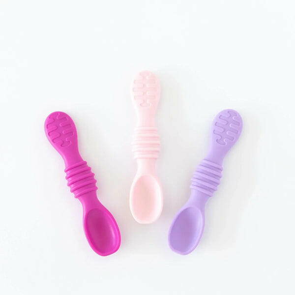 Bumkins Silicone Dipping Spoons 3 Pack - Lollipop - HYPHEN KIDS