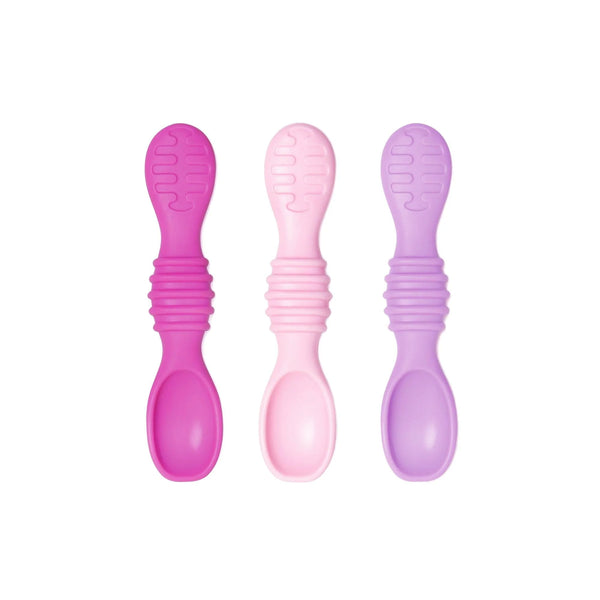Bumkins Silicone Dipping Spoons 3 Pack - Lollipop
