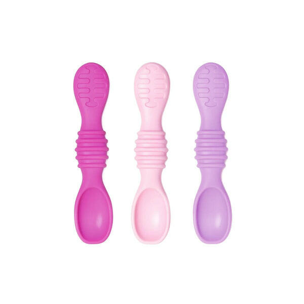 Bumkins Silicone Dipping Spoons 3 Pack - Lollipop - HYPHEN KIDS
