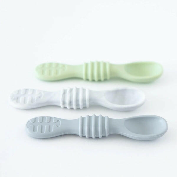 Bumkins Silicone Dipping Spoons 3 Pack - Taffy - Bowls & Utensils - not - on - sale