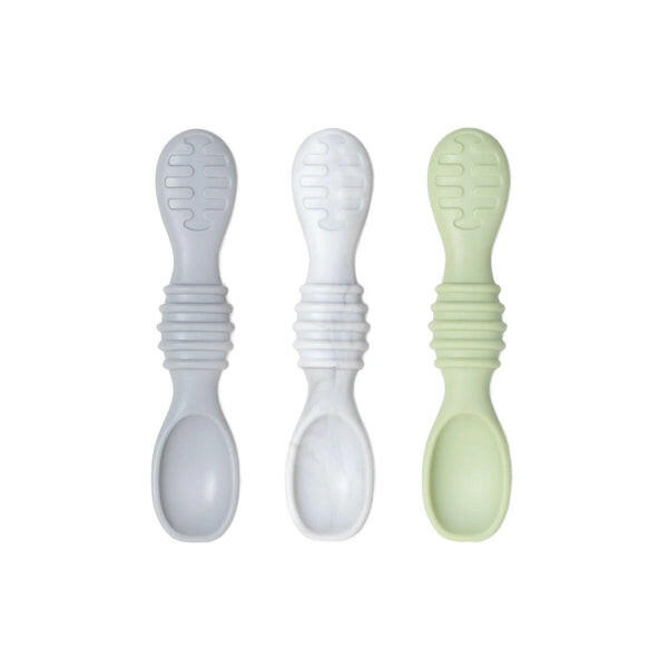 Bumkins Silicone Dipping Spoons 3 Pack - Taffy - Bowls & Utensils - not - on - sale