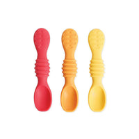 Bumkins Silicone Dipping Spoons 3 Pack - Tutti Frutti - Bowls & Utensils - not - on - sale