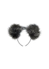 Double Pom Pom Headband Storm Grey - Hair Accessories - girl