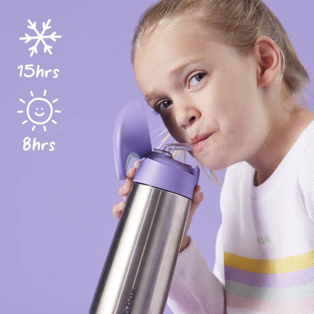 Shop b.box 500mL insulated drink bottle - blush crush NZ | Premium Water Bottle for School Kids