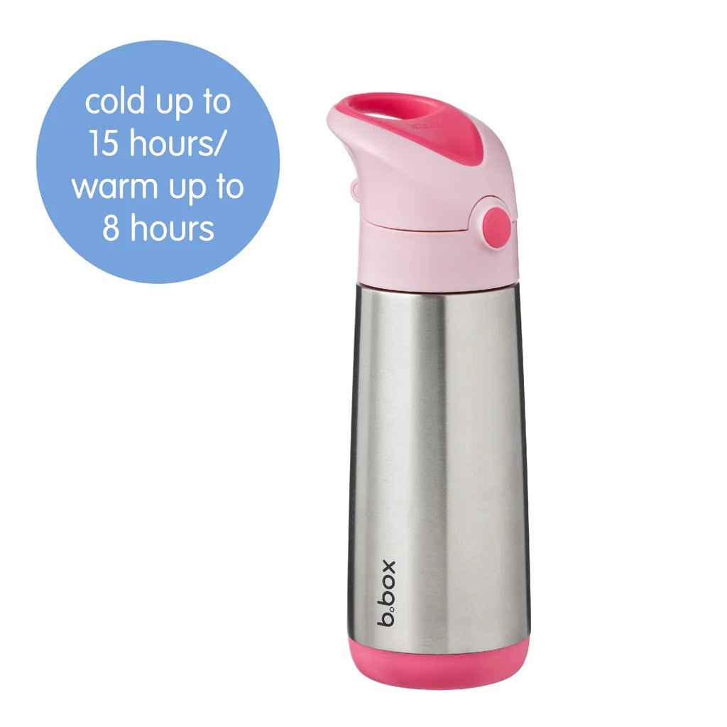 b.box 500mL insulated drink bottle - blush crush Water Bottle for kids