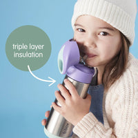 Shop b.box 500mL insulated drink bottle - midnight NZ | Premium Water Bottle for School Kids