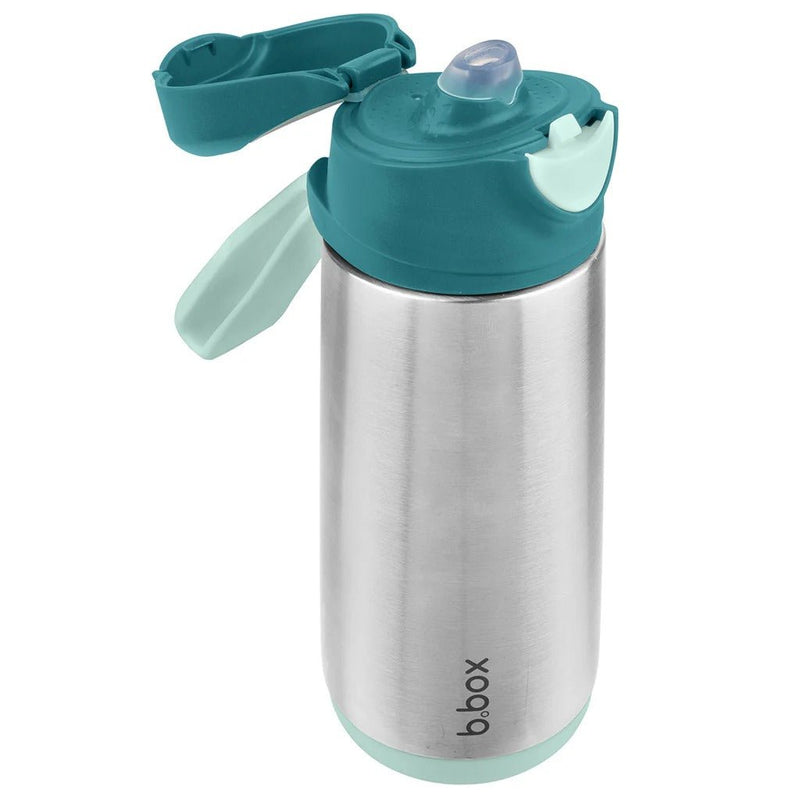 b.box 500mL insulated sport spout bottle - emerald forest Water Bottle for kids