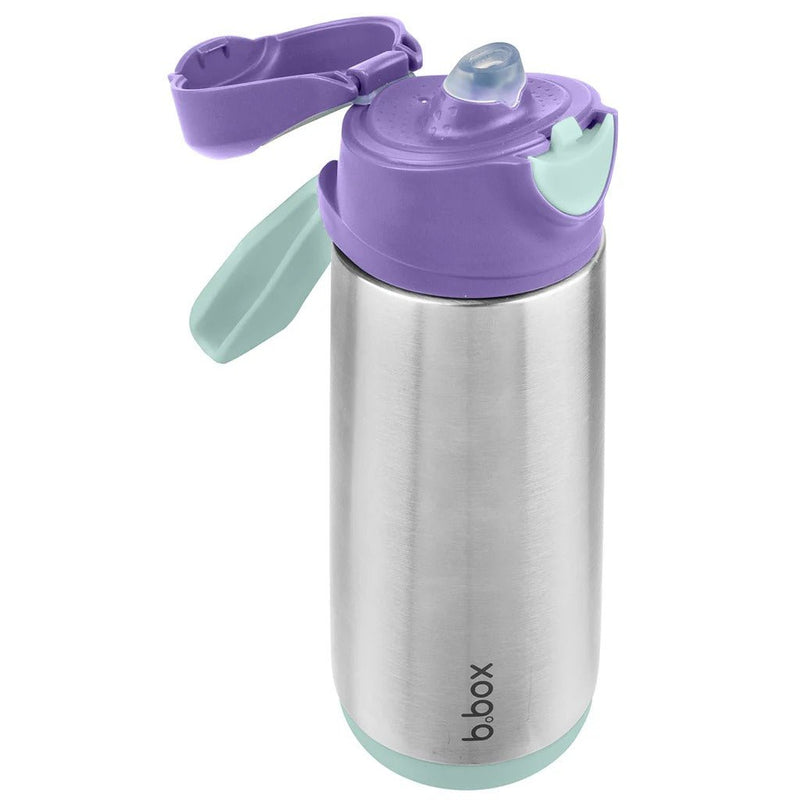 b.box 500mL insulated sport spout bottle - lilac pop Water Bottle for kids