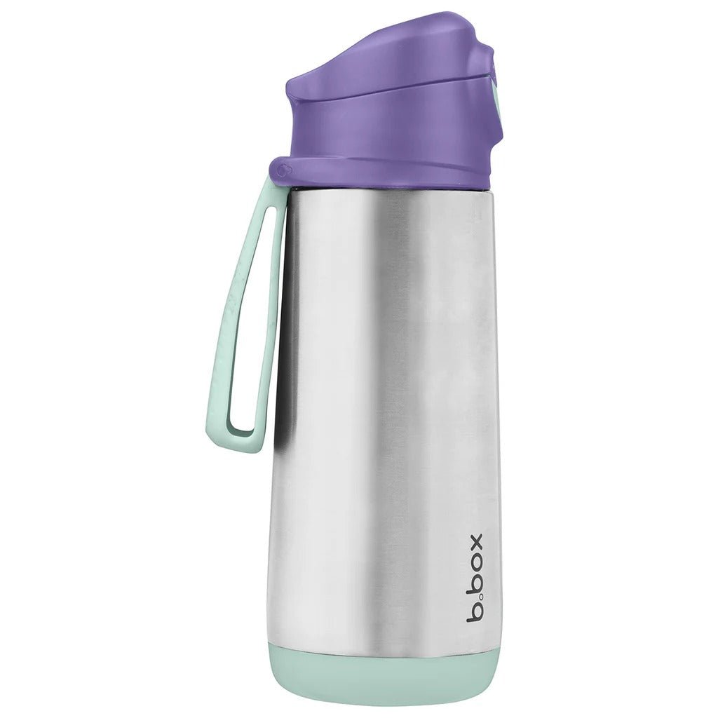Shop b.box 500mL insulated sport spout bottle - lilac pop NZ | Premium Water Bottle for School Kids