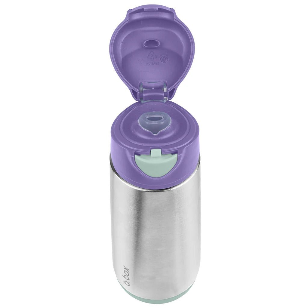 Shop b.box 500mL insulated sport spout bottle - lilac pop NZ | Premium Water Bottle for School Kids