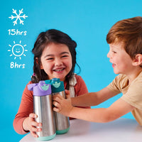 Shop b.box 500mL insulated sport spout bottle - midnight NZ | Premium Water Bottle for School Kids