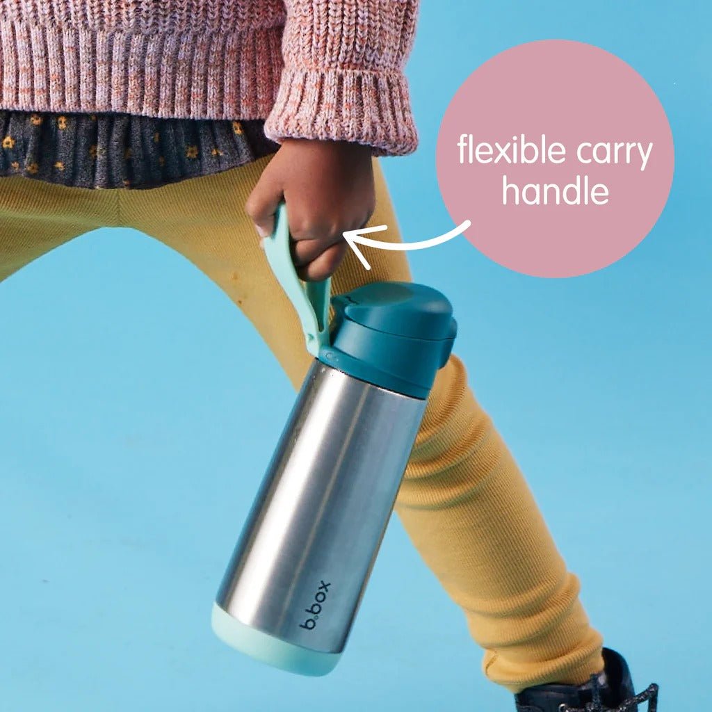 Shop b.box 500mL insulated sport spout bottle - midnight NZ | Premium Water Bottle for School Kids