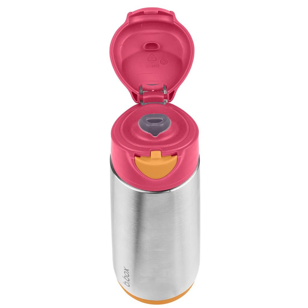 b.box 500mL insulated sport spout bottle - strawberry shake Water Bottle for kids