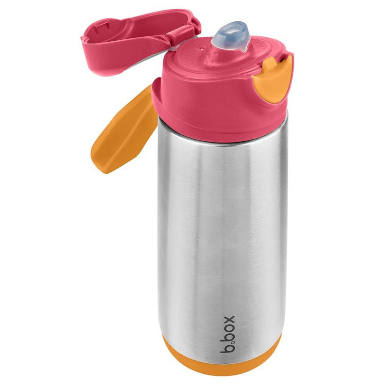 b.box 500mL insulated sport spout bottle - strawberry shake Water Bottle for kids