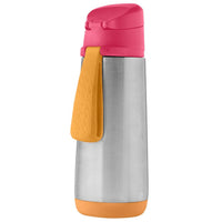 b.box 500mL insulated sport spout bottle - strawberry shake Water Bottle for kids