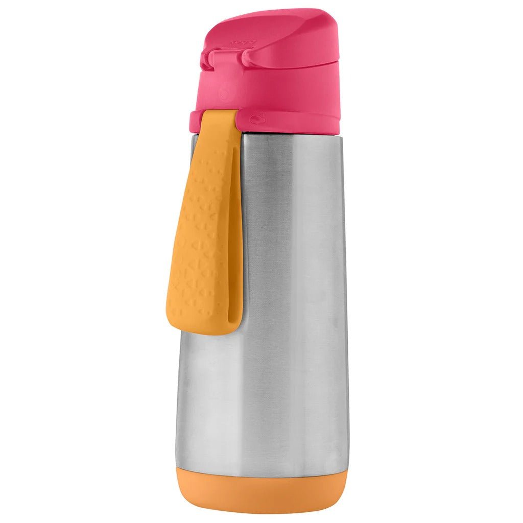 b.box 500mL insulated sport spout bottle - strawberry shake Water Bottle for kids
