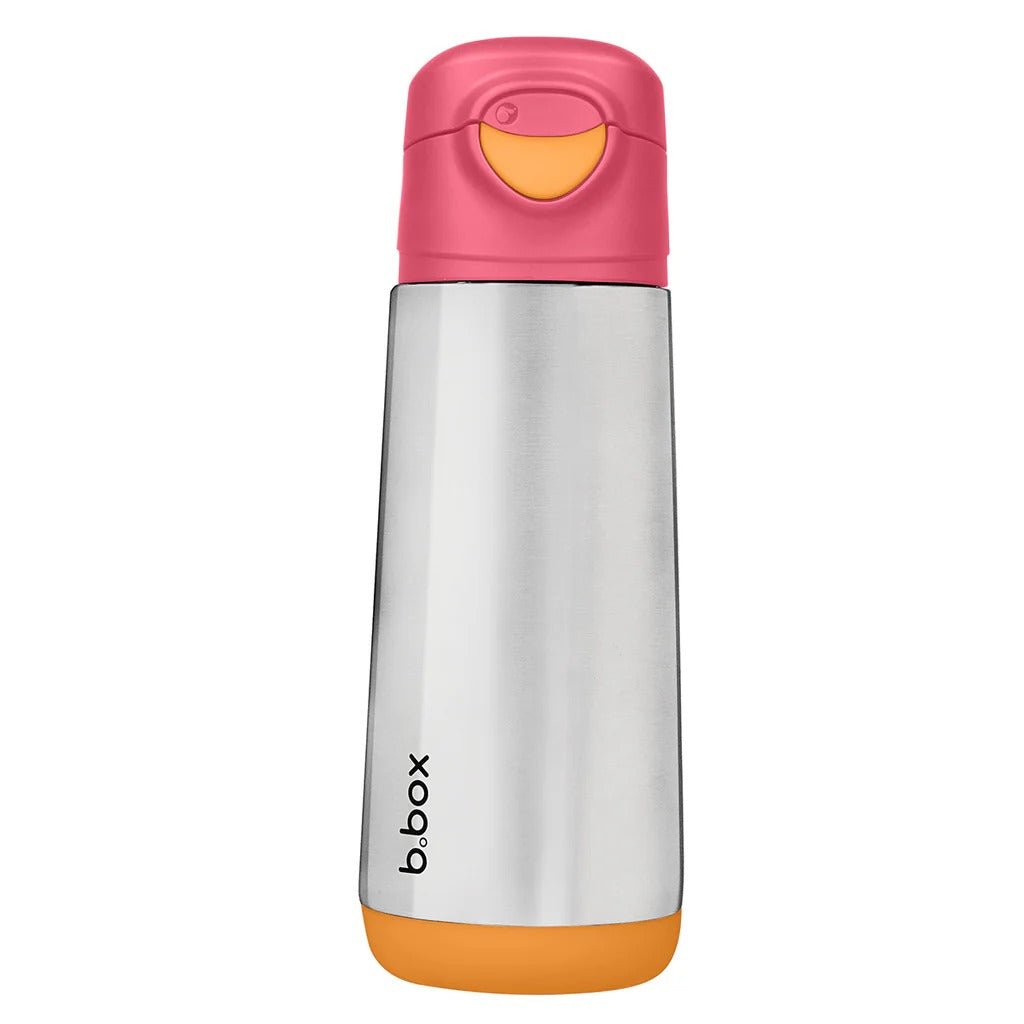 b.box 500mL insulated sport spout bottle - strawberry shake Water Bottle for kids