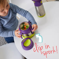 Shop b.box insulated food jar - blue slate NZ | Premium Food Jar for School Kids