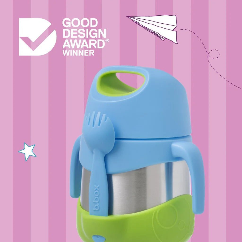 Shop b.box insulated food jar - blue slate NZ | Premium Food Jar for School Kids