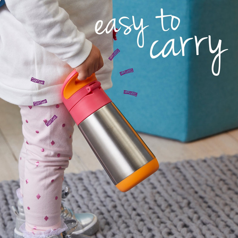 b.box 350ml insulated drink bottle - strawberry shake - HYPHEN KIDS