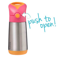 b.box 350ml insulated drink bottle - strawberry shake - Thermos Bottle - Insulated Drink Bottles