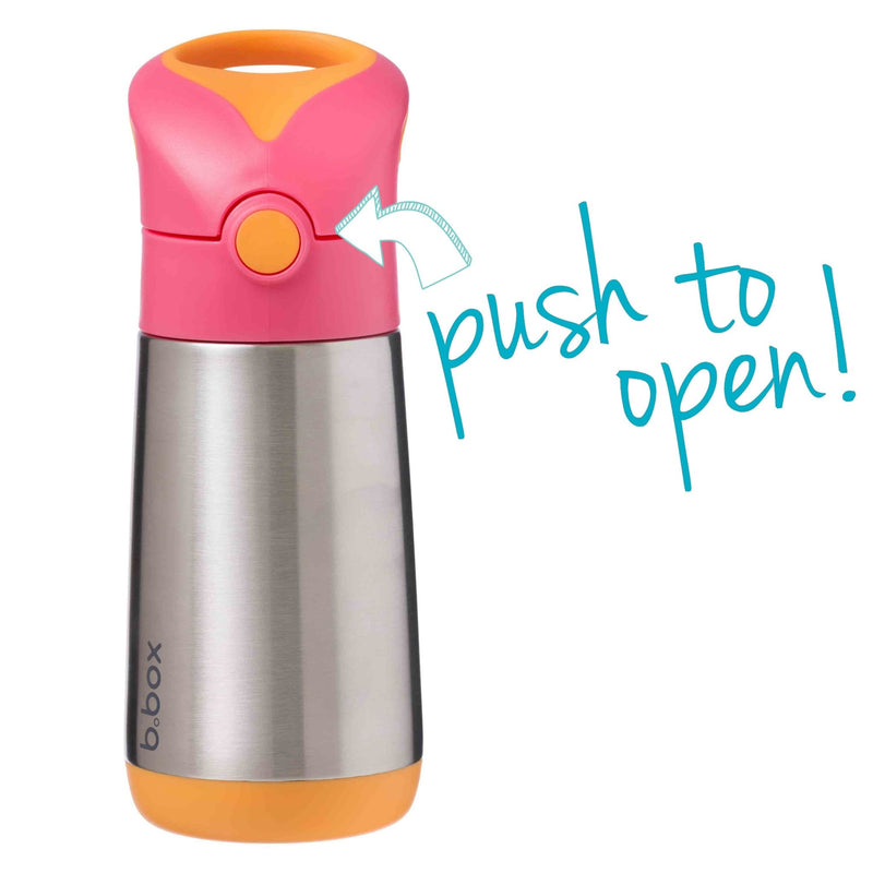 b.box 350ml insulated drink bottle - strawberry shake - HYPHEN KIDS