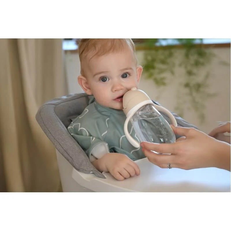 Beaba 2 In 1 Straw Learning Cup - Clay – Sippy Cup NZ | Hyphen Kids