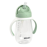 Beaba 2 In 1 Straw Learning Cup - Sage – Sippy Cup NZ | Hyphen Kids