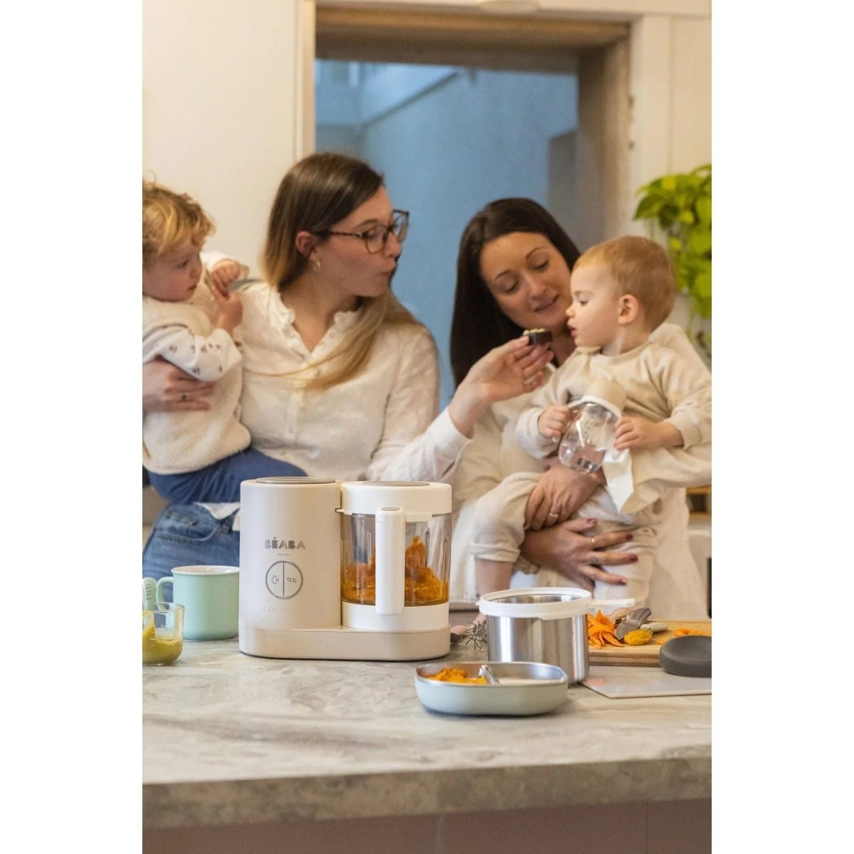 Beaba Babycook Neo Baby Food Processor - Clay – Food Preparation NZ | Hyphen Kids