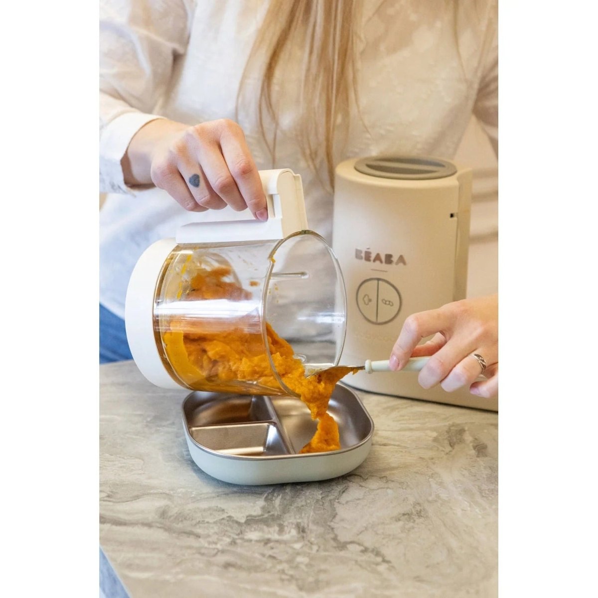 Beaba Babycook Neo Baby Food Processor - Clay – Food Preparation NZ | Hyphen Kids