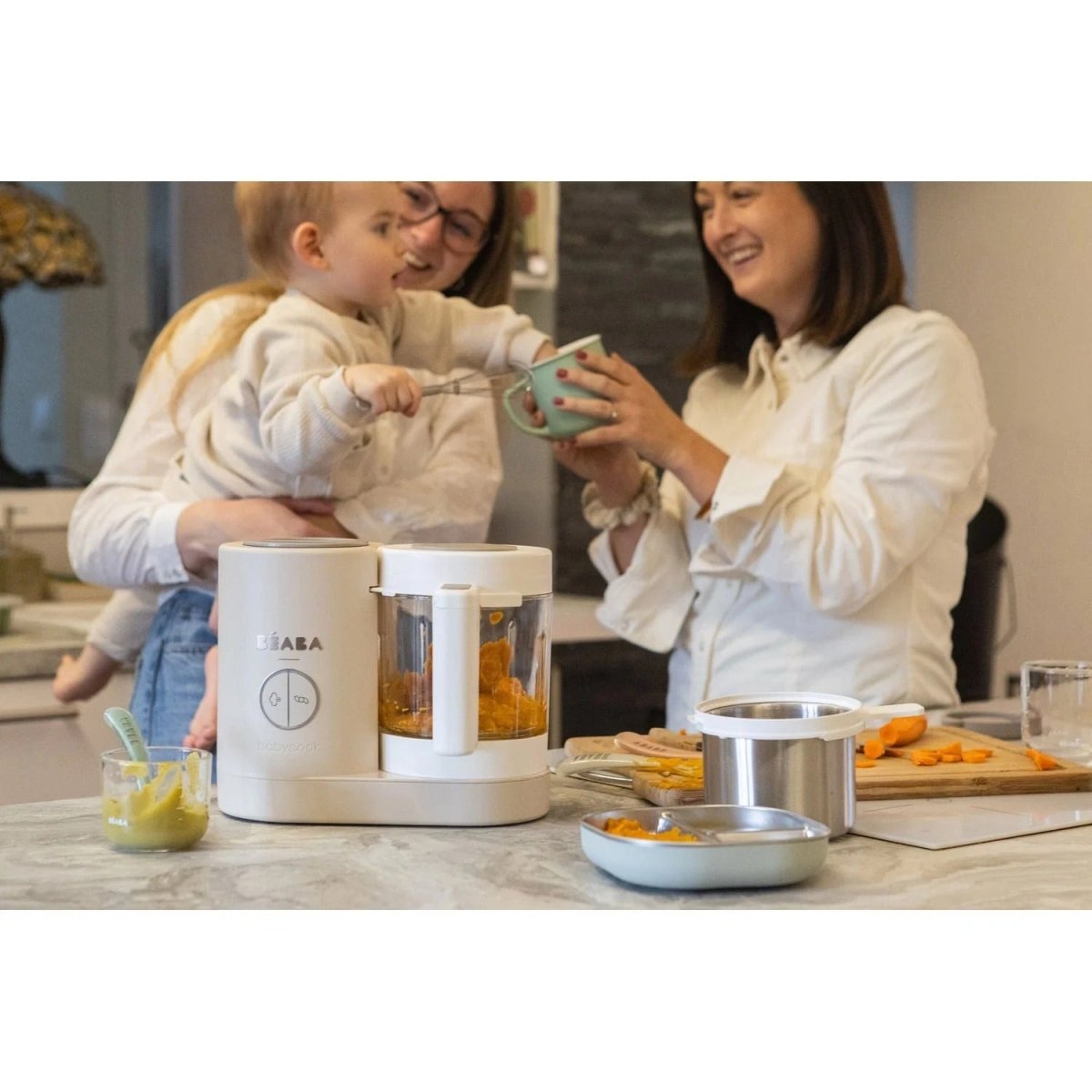 Beaba Babycook Neo Baby Food Processor - Clay – Food Preparation NZ | Hyphen Kids
