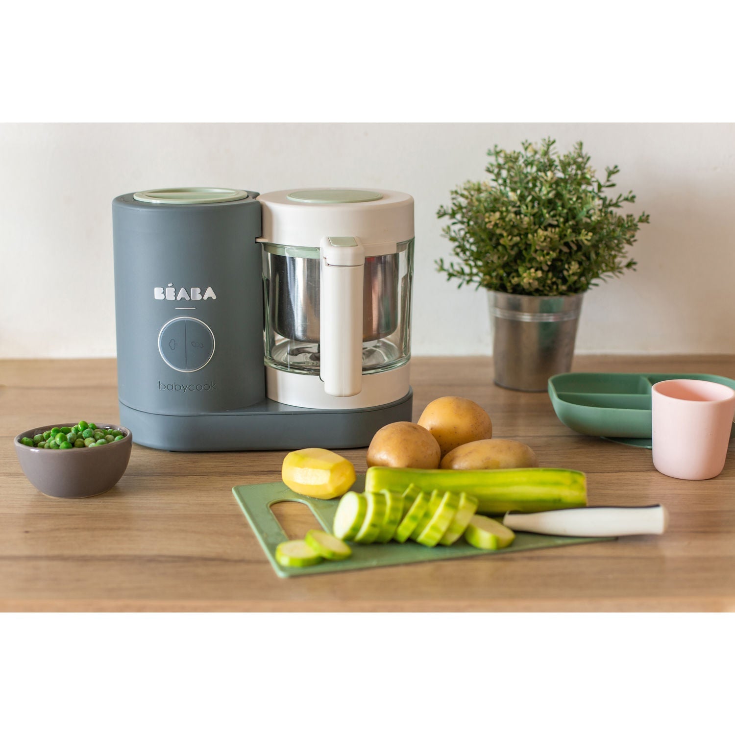 Beaba Babycook Neo Baby Food Processor - Mineral Grey - HYPHEN KIDS
