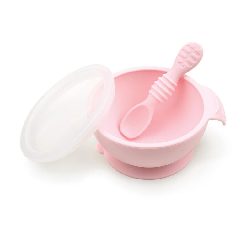 Bumkins First Feeding Set - Pink - Bowls & Utensils - 