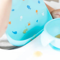 Bumkins Silicone Bib (100% food safe silicone) - Ocean Life – Bibs NZ | Hyphen Kids