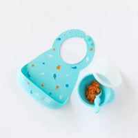 Bumkins Silicone Bib (100% food safe silicone) - Ocean Life – Bibs NZ | Hyphen Kids