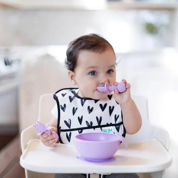 Bumkins Silicone Chewtensils - Lavender – Utensils NZ | Hyphen Kids