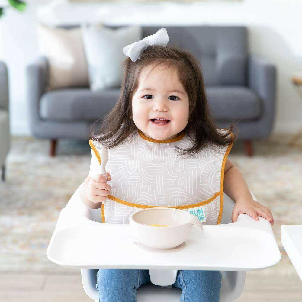 Bumkins First Feeding Set - Sand - Bowls & Utensils - not - on - sale