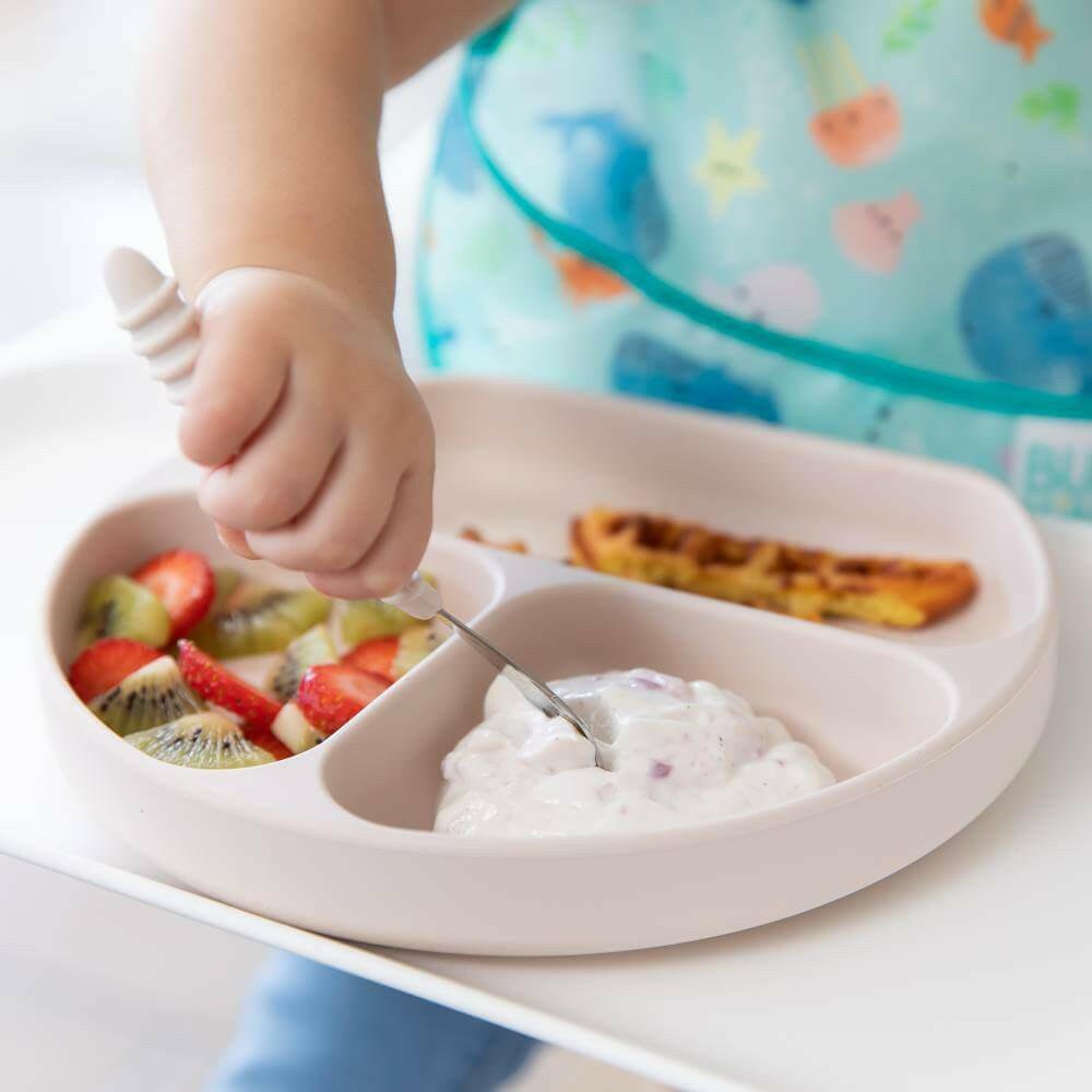 Bumkins Spoon and Fork - Sand - Utensils - not - on - sale