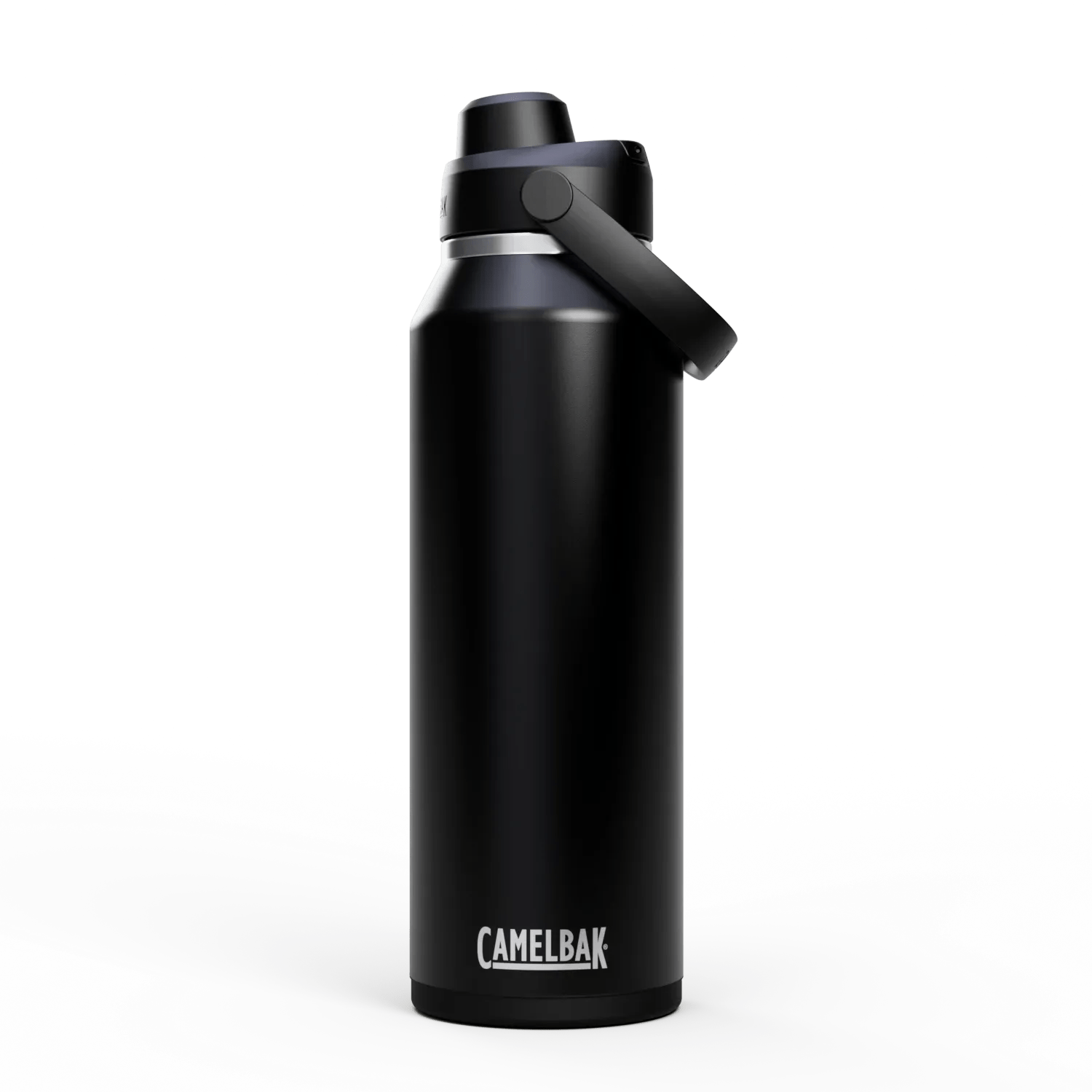 Camelbak Thrive Chug 600ml Bottle, Insulated Stainless Steel - Black - Thermos Bottle - Large Drink Bottle