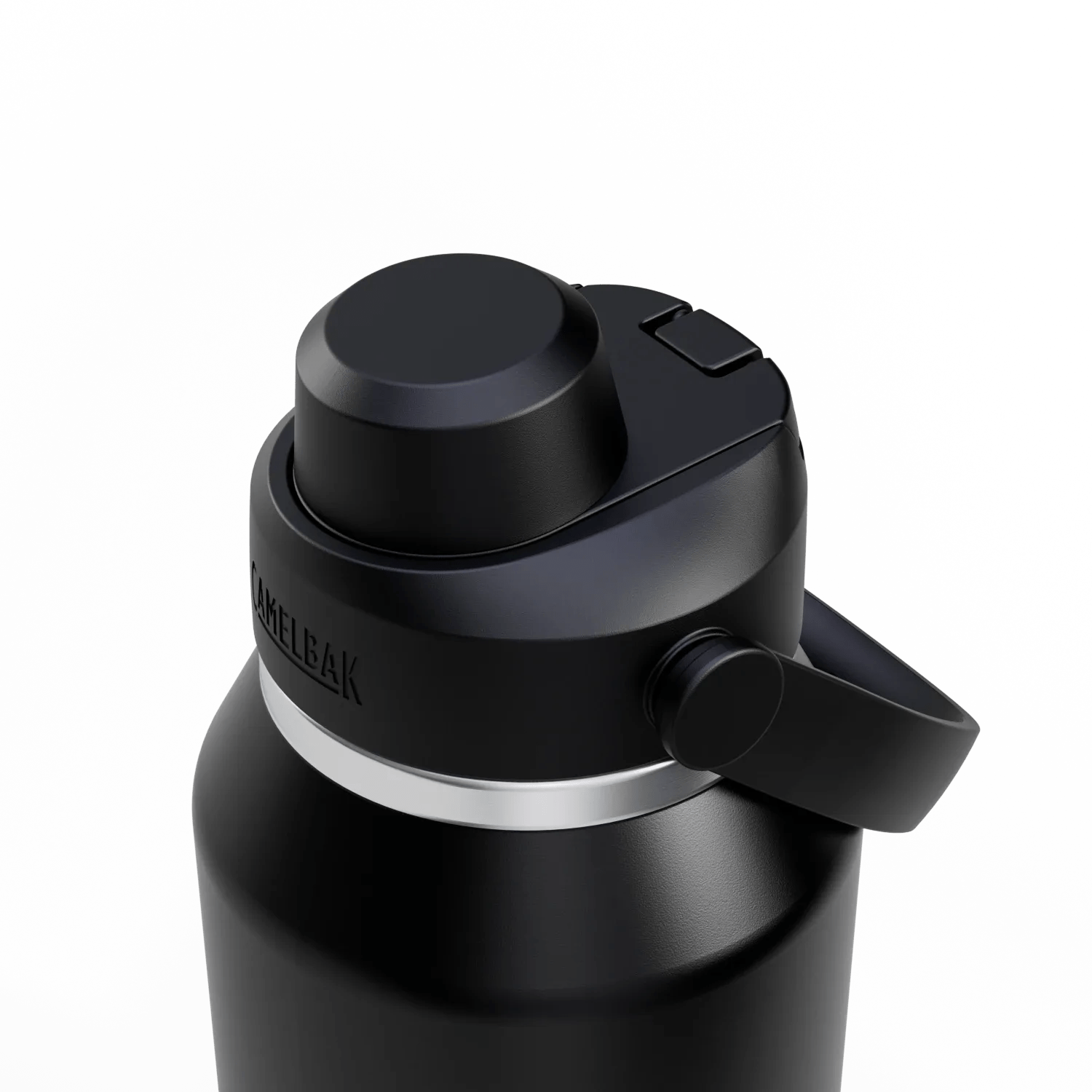 Camelbak Thrive Chug 600ml Bottle, Insulated Stainless Steel - Black - Thermos Bottle - Large Drink Bottle