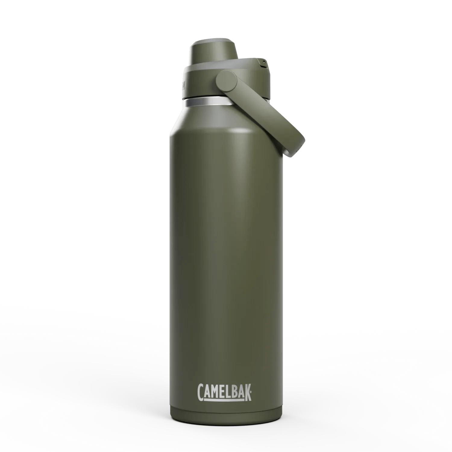 Camelbak Thrive Chug 600ml Bottle, Insulated Stainless Steel - Moss - Thermos Bottle - Large Drink Bottle