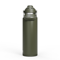 Camelbak Thrive Chug 600ml Bottle, Insulated Stainless Steel - Moss - Thermos Bottle - Large Drink Bottle