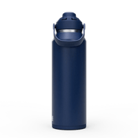 Camelbak Thrive Chug 600ml Bottle, Insulated Stainless Steel - Navy - Thermos Bottle - Large Drink Bottle