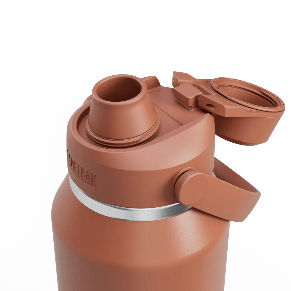 Camelbak Thrive Chug 600ml Bottle, Insulated Stainless Steel - Sierra Red - Thermos Bottle - Large Drink Bottle