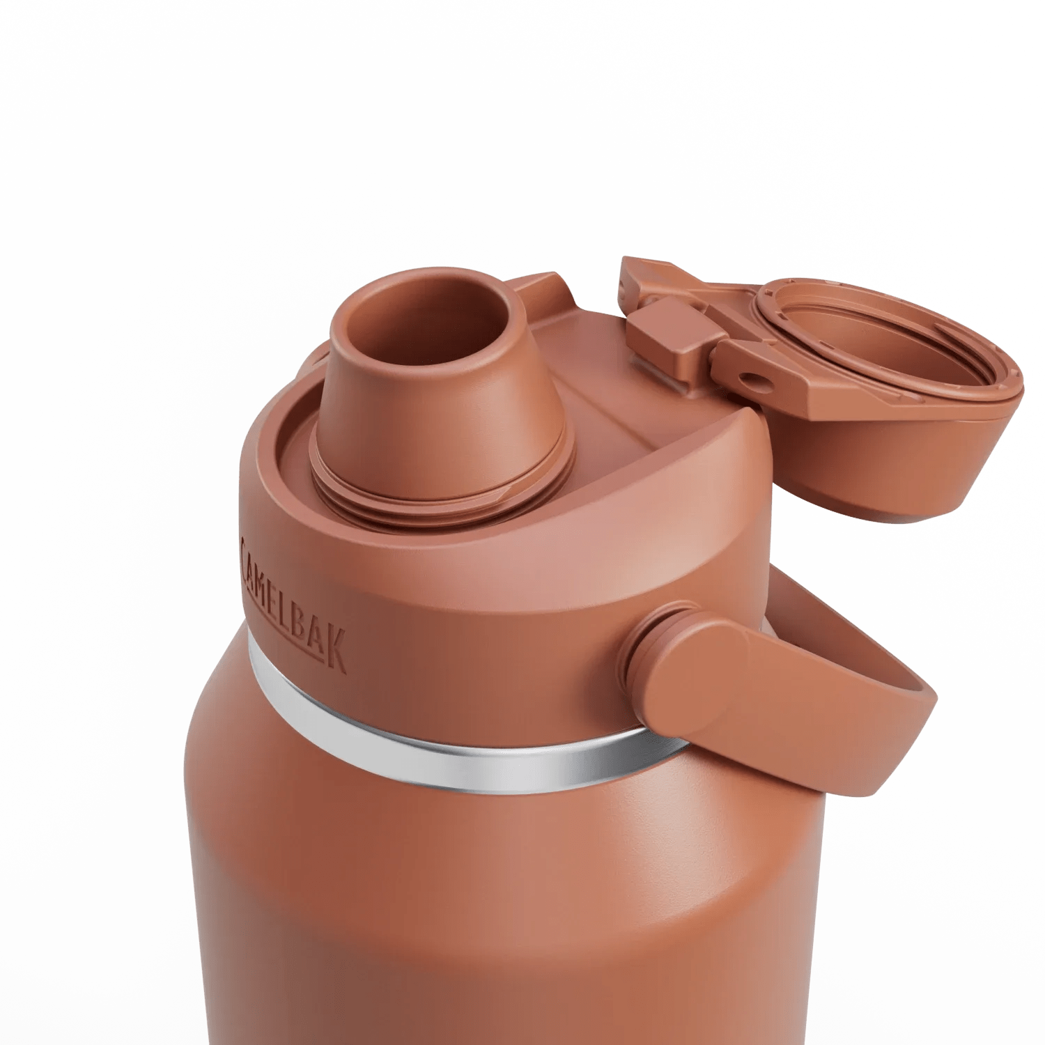 Camelbak Thrive Chug 600ml Bottle, Insulated Stainless Steel - Sierra Red - Thermos Bottle - Large Drink Bottle