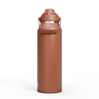 Camelbak Thrive Chug 600ml Bottle, Insulated Stainless Steel - Sierra Red - Thermos Bottle - Large Drink Bottle