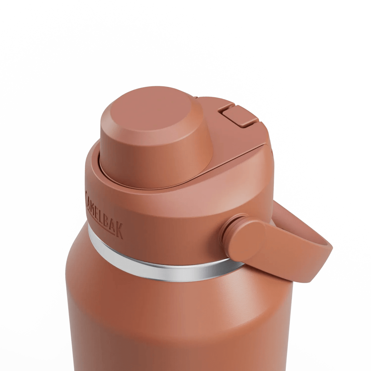 Camelbak Thrive Chug 600ml Bottle, Insulated Stainless Steel - Sierra Red - Thermos Bottle - Large Drink Bottle